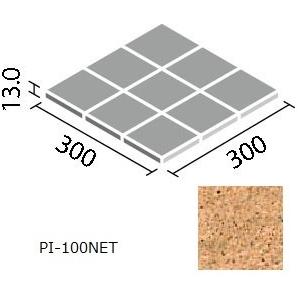 LIXIL(INAX) ピアッツア OXシリーズ 100mm角裏ネット張り PI-100NET/13｜home-design