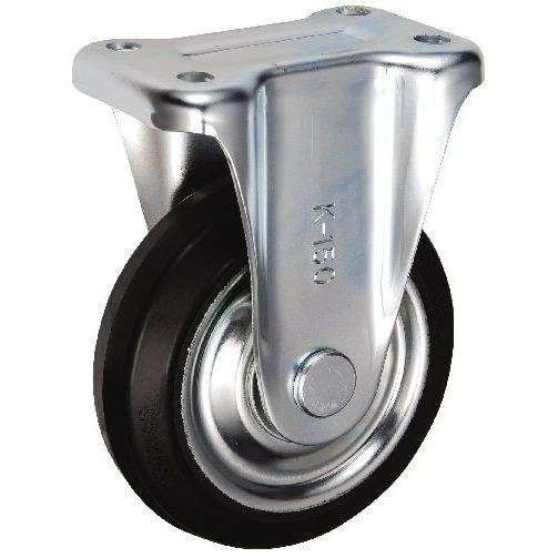 岐阜産研工業(ウカイ) Kタイプ キャスター サイズ150mm 鋼板製ゴム SK-150
