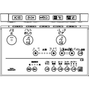 TOTO TCM1182-2S ウォシュレットリモコン ネオレストRH0 TCF9756用