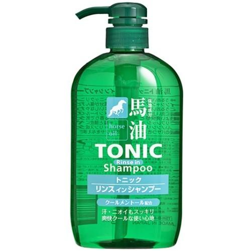 【あわせ買い1999円以上で送料お得】熊野油脂 馬油トニック リンスインシャンプー(600mL)