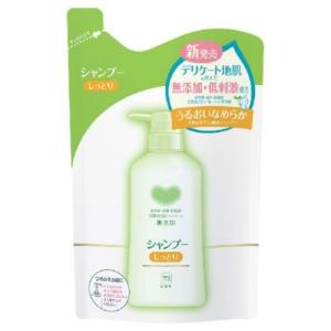 (あわせ買い1999円以上で送料お得)牛乳石鹸 カウブランド 無添加 シャンプー しっとり 詰替用 380ml(4901525007252)