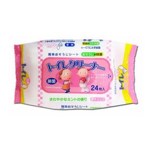 (あわせ買い1999円以上で送料お得)ペーパーテック 除菌トイレクリーナー ミントの香り 厚手タイプ 24枚入 ●パッケージ変更の場合あり