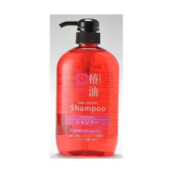 【あわせ買い1999円以上で送料お得】熊野油脂 椿油シャンプー 600ml 本体 ( ノンシリコンシ...