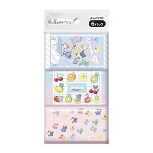 (あわせ買い1999円以上で送料お得)ダイレイ JOCHUM ジェオチャム ミニポケットティシュ 6パック