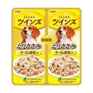(あわせ買い1999円以上で送料お得)いなば ツインズ とりささみ チーズ&野菜入り 40g×2