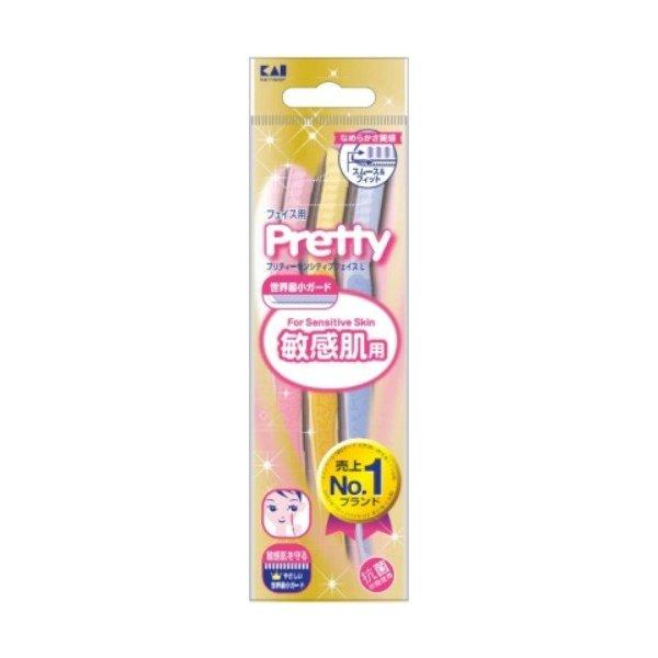 (あわせ買い1999円以上で送料お得)貝印 プリティー 敏感肌用 フェイス L 3P(4901331...
