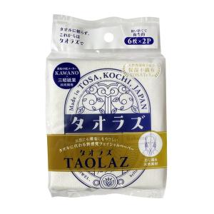 (あわせ買い1999円以上で送料お得)河野製紙 タオラズ フェイシャルペーパー 携帯用 6枚×2P