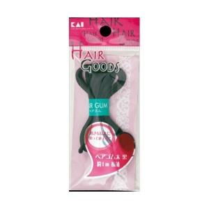 【あわせ買い1999円以上で送料お得】貝印 HAIR GOODS(ヘアグッズ) ヘアゴム 太 黒 約1m 抗菌｜home-life