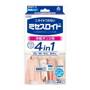 【あわせ買い1999円以上で送料お得】白元アース ニオイがつかない ミセスロイド 洋服ダンス用 1年間有効 2個入 防虫剤｜home-life