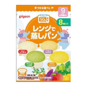 【あわせ買い1999円以上で送料お得】ピジョン レンジで蒸しパン 8個入り｜home-life