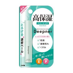 【あわせ買い1999円以上で送料お得】近江兄弟社 メンターム ディープナー 薬用 リップ メントールUV 2.3g｜home-life