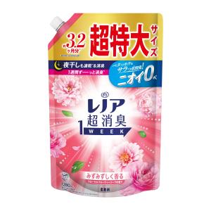 【あわせ買い1999円以上で送料お得】P&G レノア 超消臭 1week みずみずしく香るフローラルフルーティーソープ 詰替 超特大 1280mL｜home-life