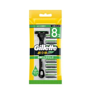 (あわせ買い1999円以上で送料お得)P&G ジレット 剃り味 +プラス やさしさ 7B ホルダー付