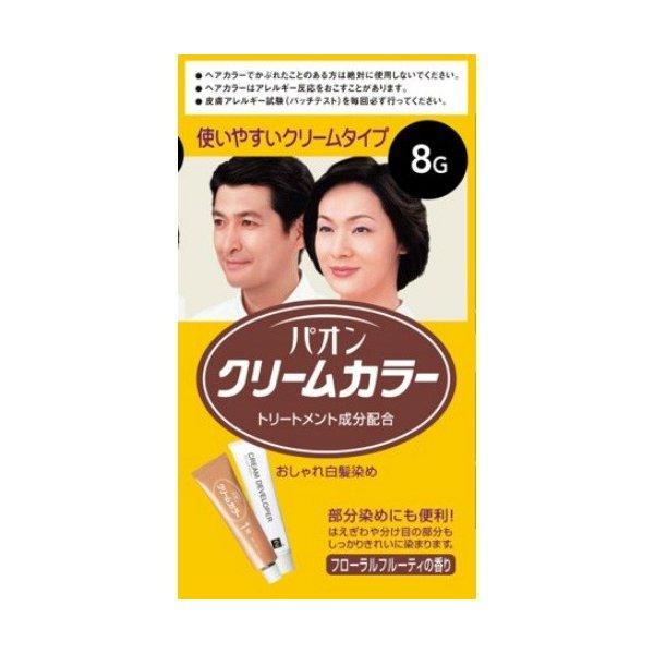 【あわせ買い1999円以上で送料お得】パオン クリームカラー8-G 自然な黒色