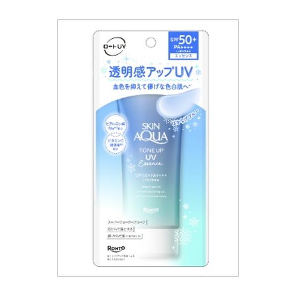 【あわせ買い1999円以上で送料お得】ロート製薬 スキンアクア トーンアップ UVエッセンス ブルー...