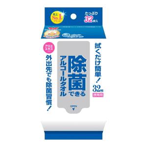 (まとめ買い×6個セット)エリエール除菌アルコールタオル携帯32枚