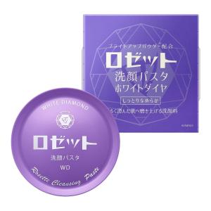 【送料お得・まとめ買い×6個セット】ロゼット ROSETTE(ロゼット) 洗顔パスタ ホワイトダイヤ(内容量:90G)｜home-life