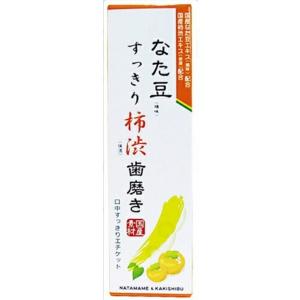 【送料お得・まとめ買い×16個セット】三和通商 なた豆すっきり柿渋歯磨き粉(120g) 国産なた豆と国産柿渋のハミガキ｜home-life