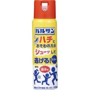 【あわせ買い1999円以上で送料お得】レック バルサン ハチにおそわれたらシューして逃げるスプレー 100ml｜home-life