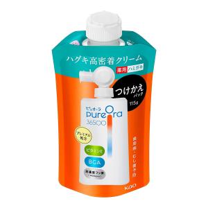 【あわせ買い1999円以上で送料お得】花王 Kao ピュオーラ 36500 薬用 ハグキ高密着クリームハミガキ つけかえ用 115g 薬用ハミガキ｜home-life