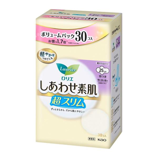 【あわせ買い1999円以上で送料お得】花王 ロリエ しあわせ素肌 ボリュームパック 通気 超スリム ...