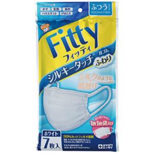 (あわせ買い1999円以上で送料お得)玉川衛材 フィッティ シルキータッチ 耳ゴムふわり 普通 7枚入 マスク
