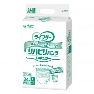 【あわせ買い1999円以上で送料お得】ユニ・チャーム ライフリー リハビリパンツ レギュラー Lサイズ 24枚入 大人用紙おむつ 介護用品｜home-life