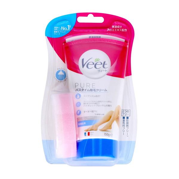 (あわせ買い1999円以上で送料お得)Veet ヴィート ピュアバスタイム 除毛クリーム 敏感肌用 ...