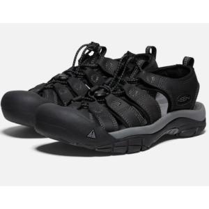 KEEN (キーン) NEWPORT 1022247 (BLACK/STEEL GREY) ニューポート メンズ アウトドア サンダル