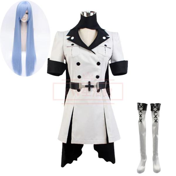 アカメが斬る！ エスデス コスプレ衣装 ウィッグ靴コスチューム 変装 演出服 cosplay 変装 ...