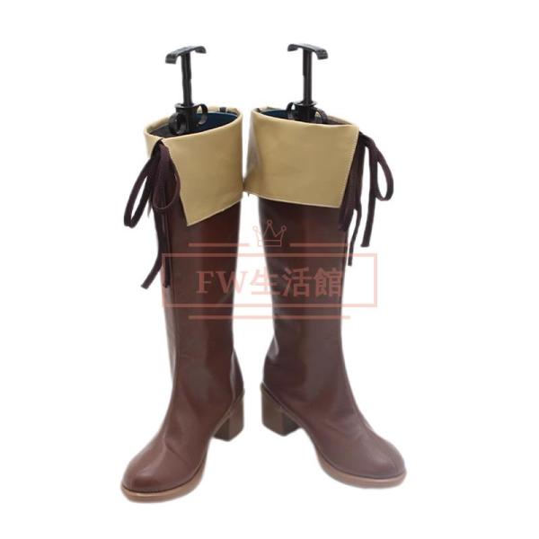 この素晴らしい世界に祝福を！風 アクア コスプレ 靴 ブーツ 道具小物 cos靴 cosplay 仮...