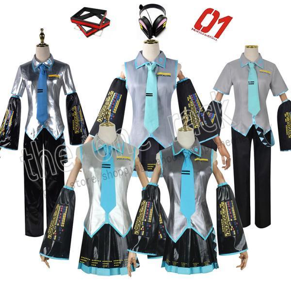 VOCALOID 初音ミク 公式服 コスプレ衣装 ウィッグ 靴道具 コスチューム cosplay ハ...