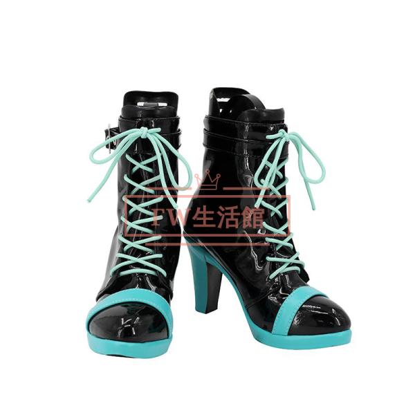 初音ミク コスプレ 靴 ブーツ 道具小物 cos靴 cosplay 仮装 変装 コスチューム 撮影 ...