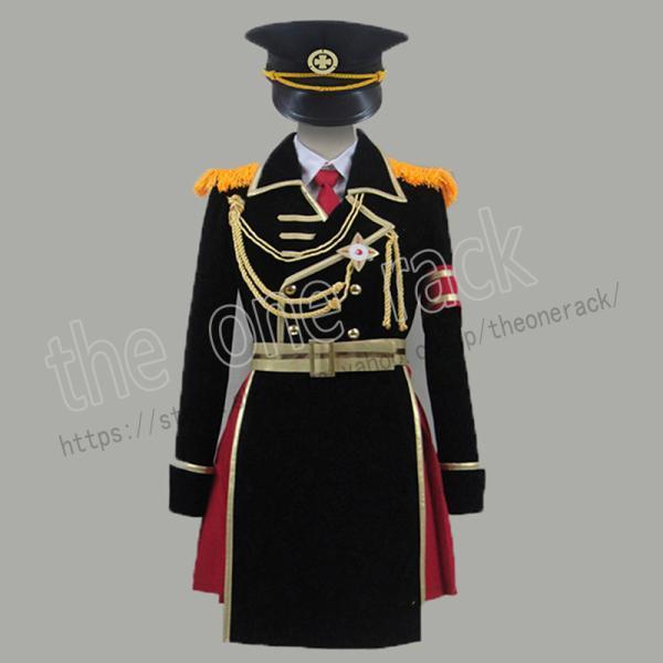 K けい  櫛名 アンナ コスプレ衣装 軍服  コスチューム cosplayイベント演出服 アニメ変...