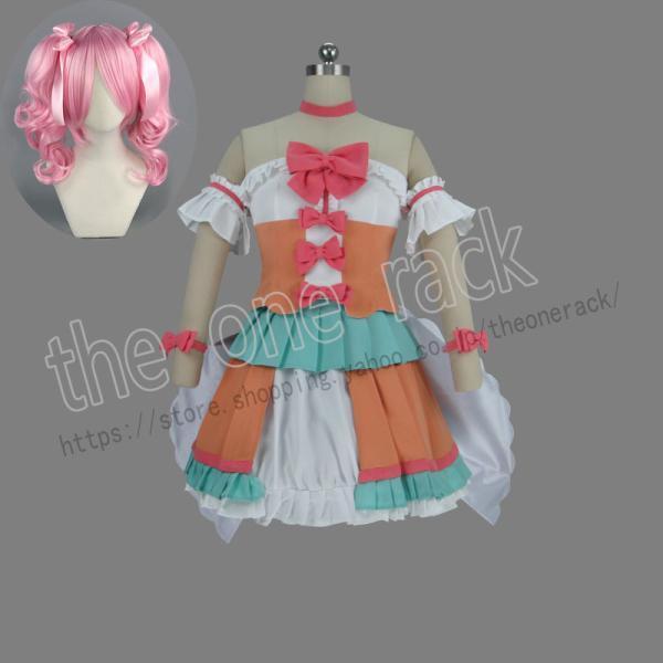 BanG Dream!バンドリ！風 丸山彩(まるやまあや) コスプレ衣装ウィッグ演出服 cospla...