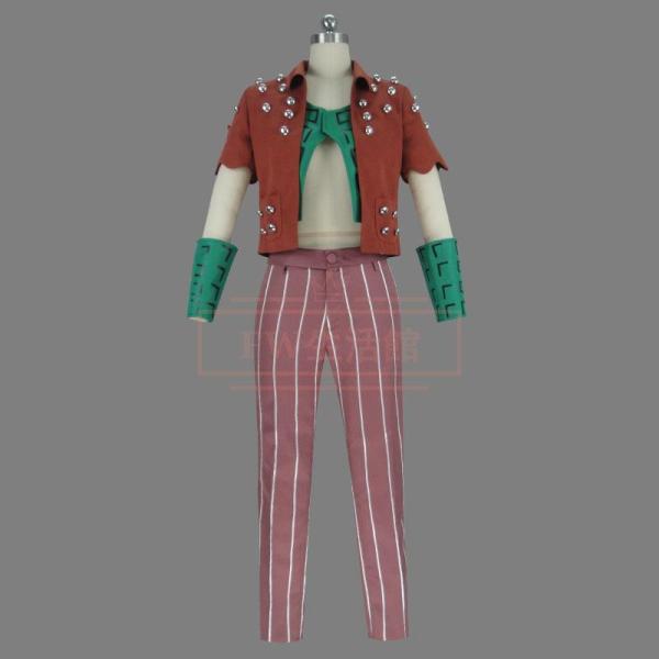 ジョジョの奇妙な冒険 Parte5 黄金の風 ホルマジオ コスプレ衣装 コスチューム 演出服 アニメ...