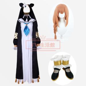 ブルーアーカイブ Blue Archive 風 伊落マリー コスプレ衣装 ウィッグ 靴 cosplay ハロウィン 演出服 変装