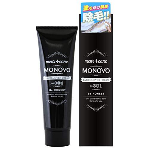 医薬部外品 メンズ 除毛クリーム MONOVO ヘアリムーバークリーム 1本 140g [男性用ムダ...