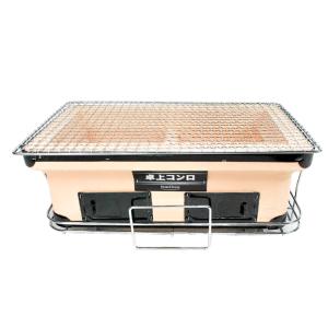 七輪 角型 台座付き 39cm 網付き 珪藻土...の詳細画像1