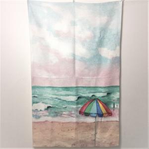 ラグ ラグマット カーペット リビングマット おしゃれ M：約90cm × 約146cm ビーチ パラソル 夏 海 ソサエティシックス Society6