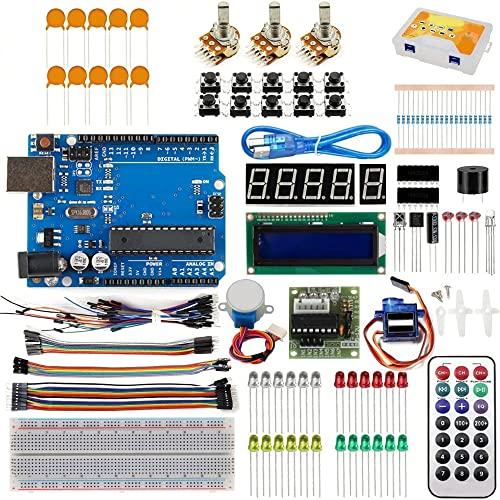 OSOYOO アルドゥイーノをはじめよう Arduino用学習キット 電子工作 初心者実験キット m...