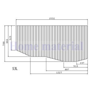 お風呂のふた TOCLAS トクラス (旧ヤマハ） 53L （ 品番 ）BFPFTAA090A1 (品番変更 GB10010697) 巻きフタ 風呂ふた 巻きふた