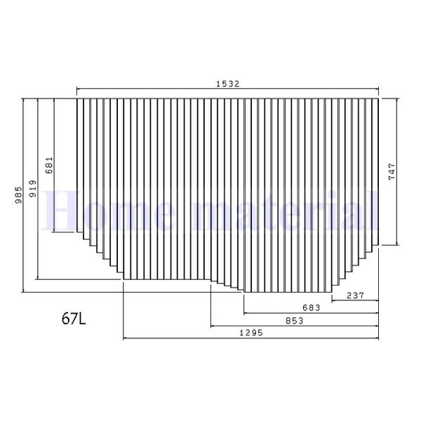 送料無料 お風呂のふた TOCLAS トクラス  (旧ヤマハ） 67L （ 品番 ） GFFMAHW...