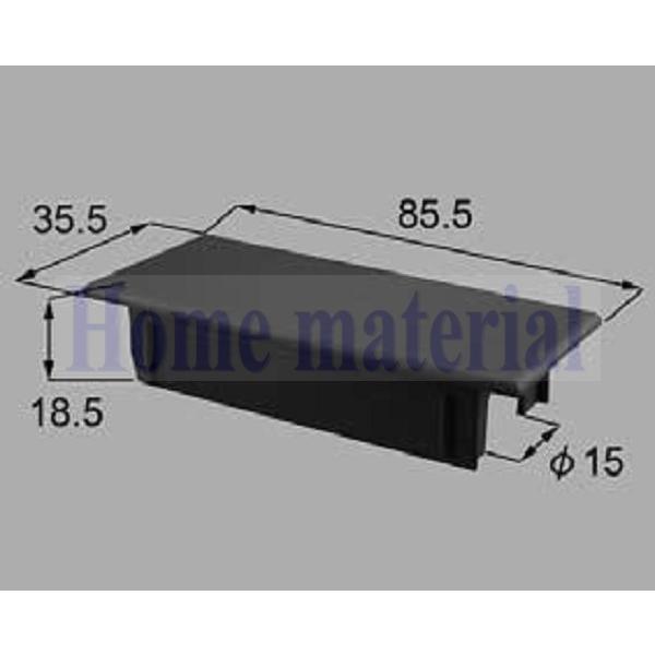 送料込み LIXIL 新日軽 エクステリア 補修部品 門扉 縦框キャップ 8CY1470