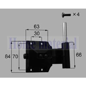 新日軽 エクステリア 補修部品 門扉 持ち送り 100 角門柱用ヒンジ(