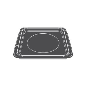 送料込み パナソニック キッチン オーブンレンジ 角皿 品番：A060T-12Q0
