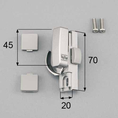 送料込み LIXIL トステム 窓（サッシ） 引違い錠 錠（クレセント） 左側用 ネジカバー有り A...