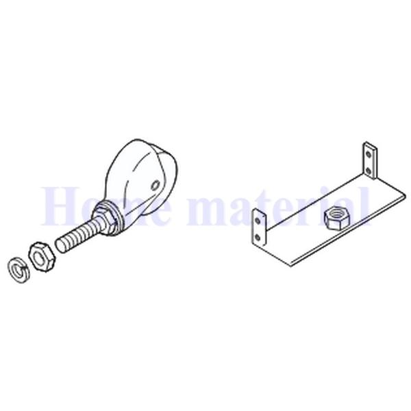 四国化成 エクステリア 補修部品 アコーディオン門扉 リフティング アコー1型 ミニ用 先端キャスタ...