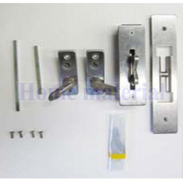 四国化成 エクステリア 補修部品 錠金具 アコーディオン門扉用 交換用ツインラッチ錠セット (簡易錠...