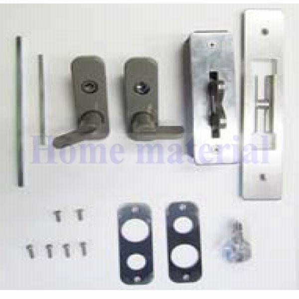 四国化成 エクステリア 補修部品 錠金具 アコーディオン門扉用 交換用ツインラッチ錠セット (簡易シ...